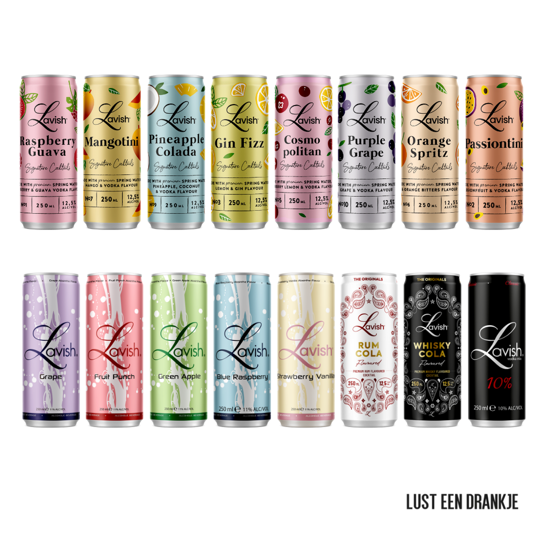 Lavish Mix Pakket (16 blikjes)