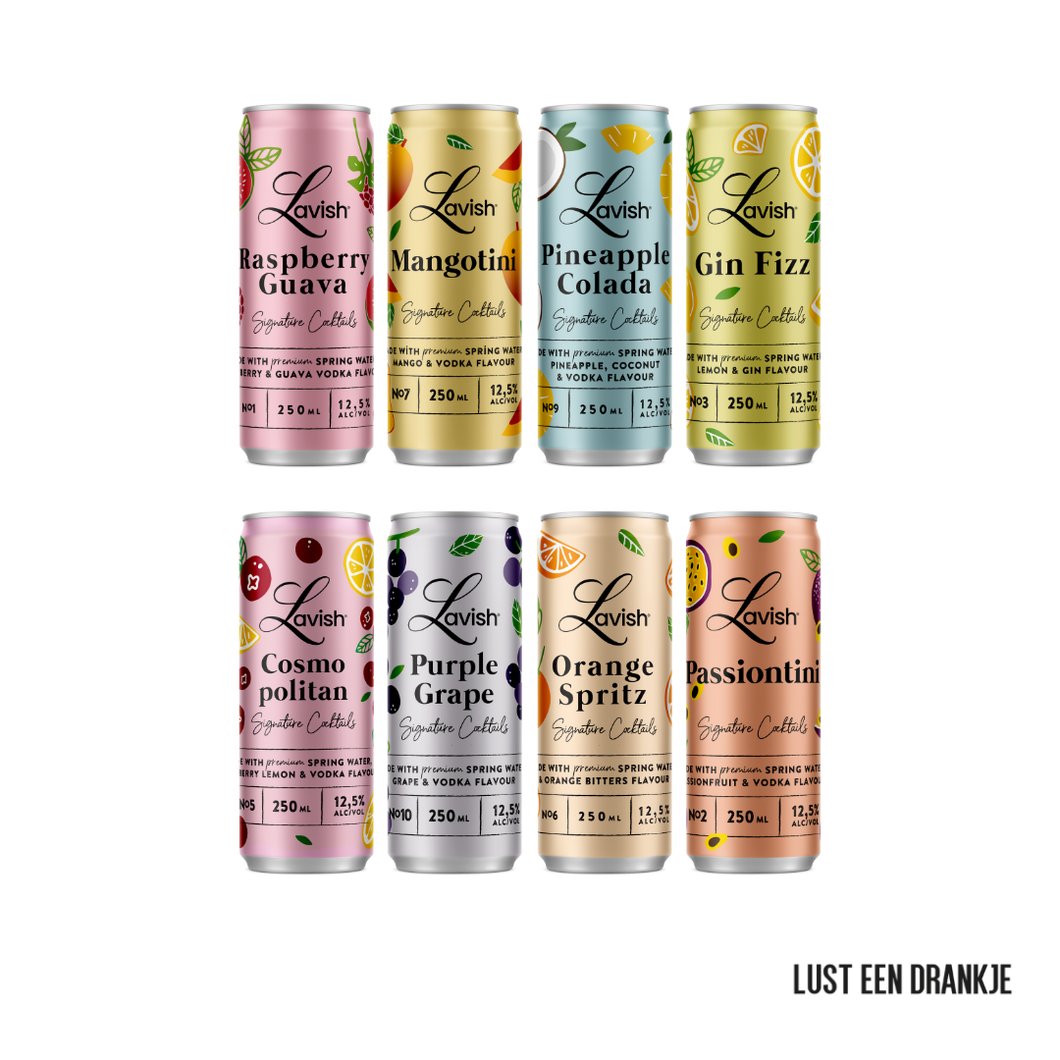 Lavish Signature Pakket (8 blikjes)