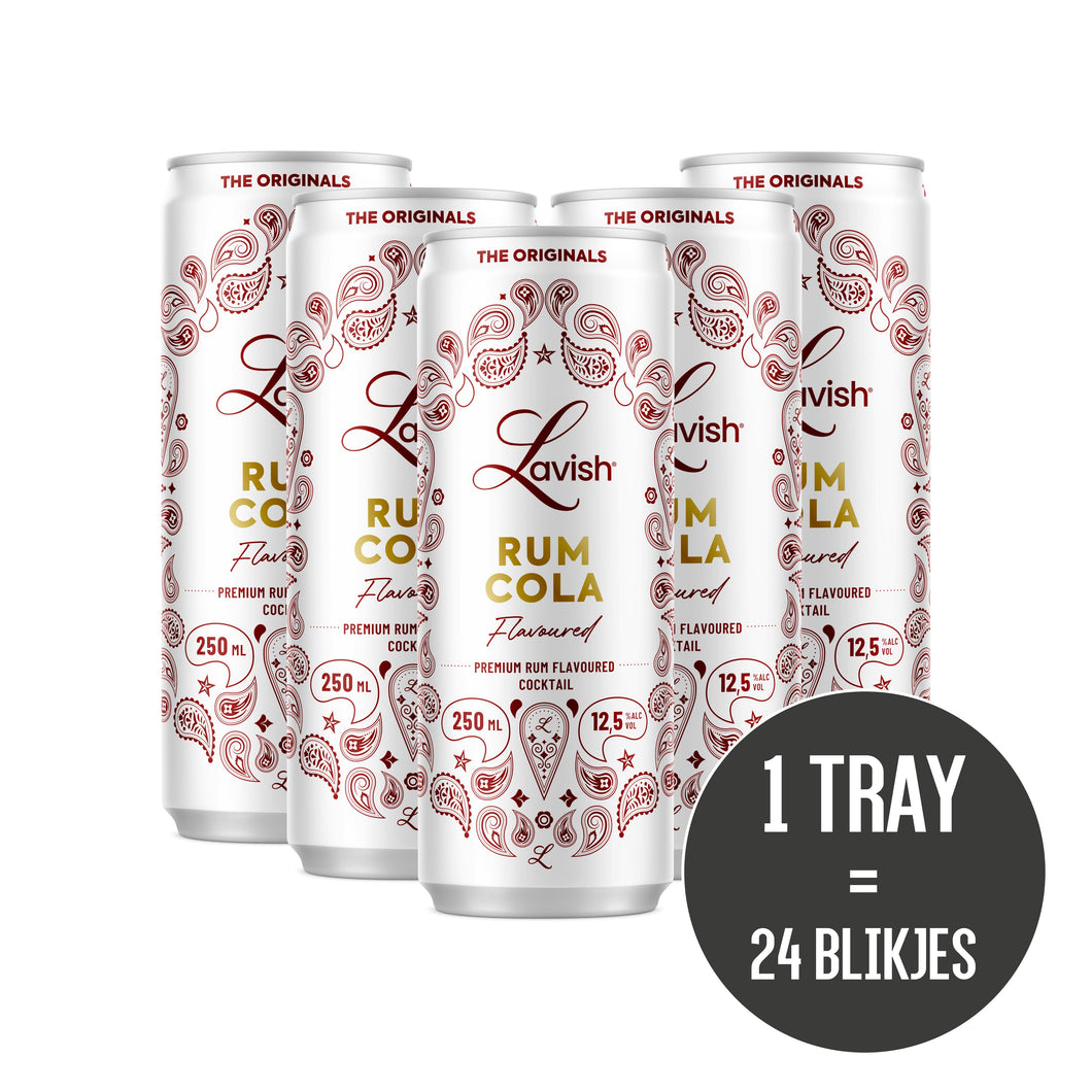 Lavish Rum Cola - Tray (24 blikjes)