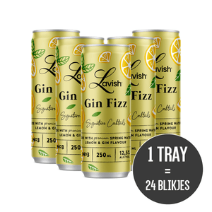 NIEUW: Lavish Gin Fizz - Tray (24 blikjes)