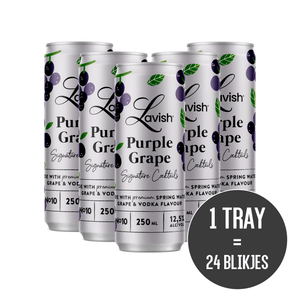 NIEUW: Lavish Purple Grape - Tray (24 blikjes)